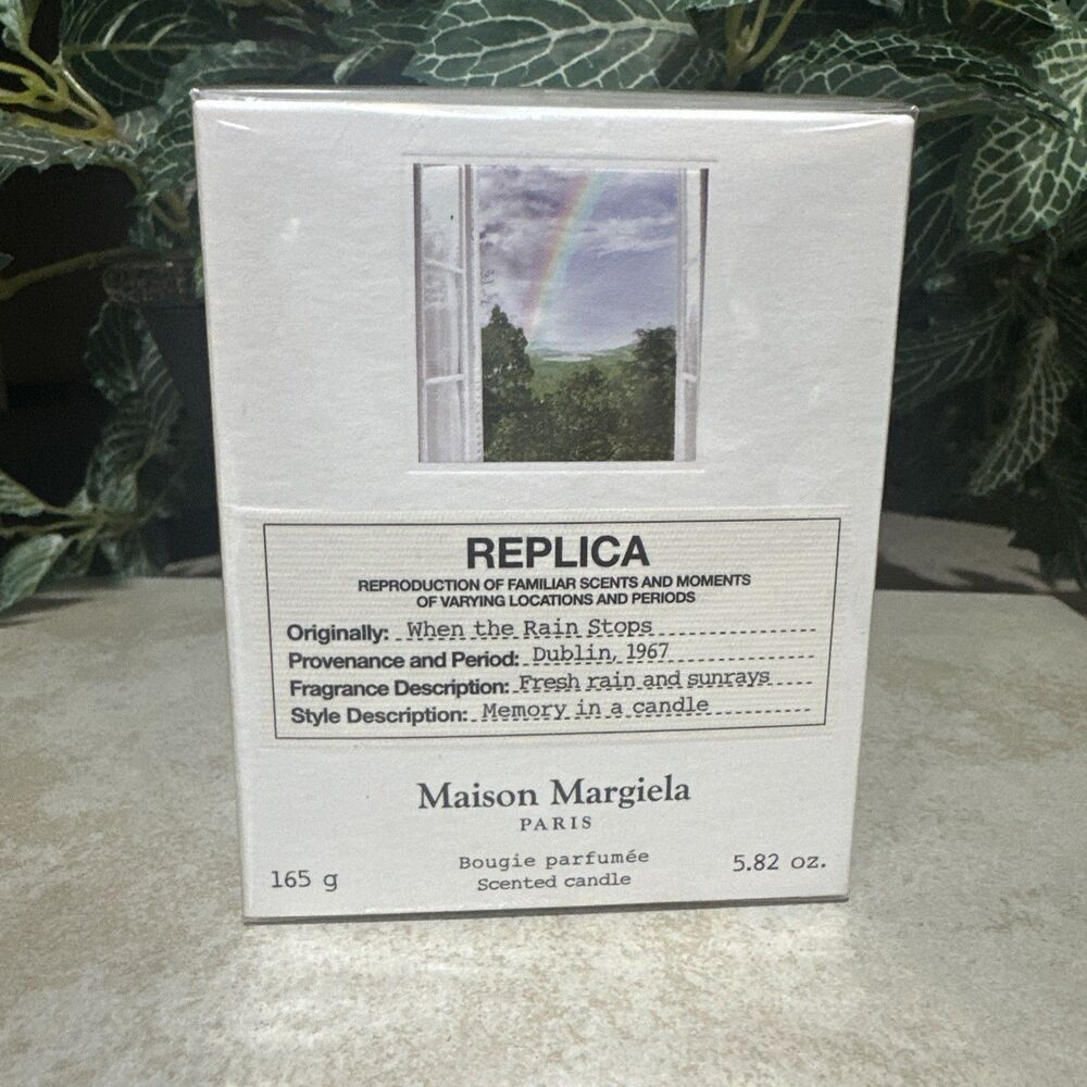 Maison Margiela Replica When The Rain Stops Scented Candle 5.82 oz (165g) Sealed